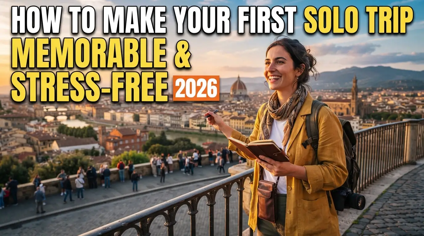 How to Make Your First Solo Trip Memorable and Stress Free 2026